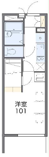 レオパレスコンフォニティの間取り