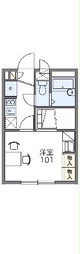レオパレスフービエールの間取り