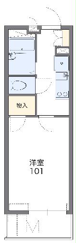 レオパレスヴィクトワールの間取り
