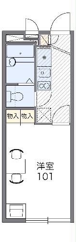 レオパレスサンハマチの間取り