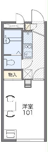 レオパレスリヴェールの間取り