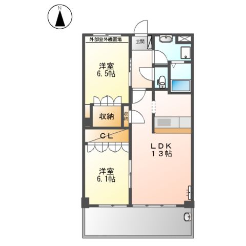 ウッドヴィレッジⅡの間取り