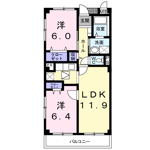 ハイム・コンフォート新松戸の間取り