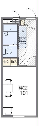 レオパレス本千葉駅前の間取り