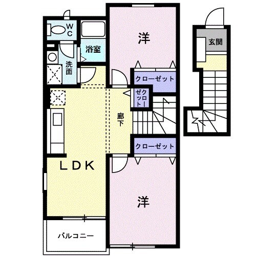 ハイツ伊藤の間取り