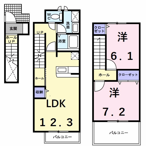 フォレスティの間取り