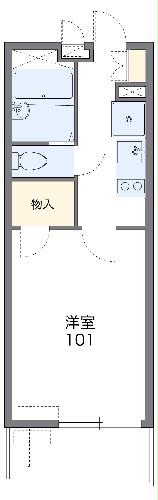 レオパレスサンヴィレッジの間取り