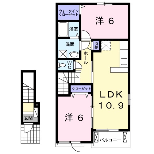 ルミエールⅠの間取り