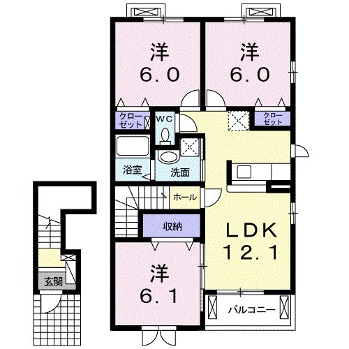 グラースの間取り