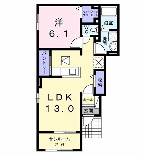 Pomponellaの間取り