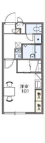 レオパレスリベルターの間取り