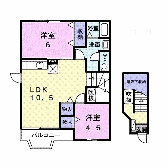 キングパレス Iの間取り