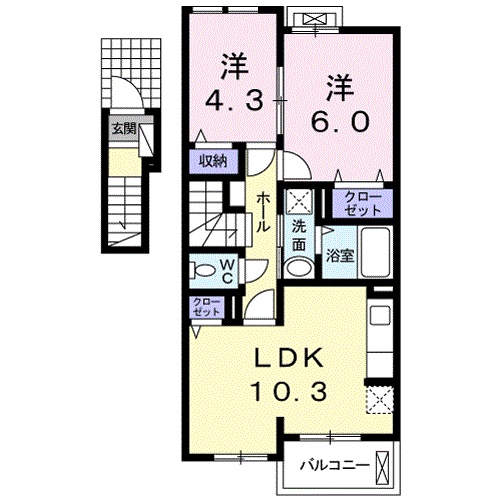 シュトラールの間取り