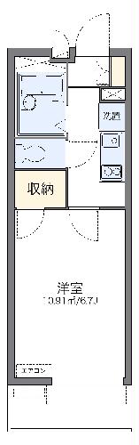 レオパレス名古屋正木の間取り