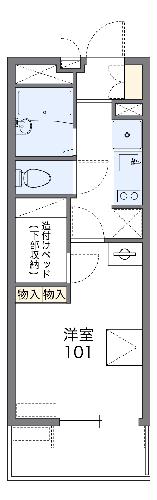レオパレスエレカーサの間取り