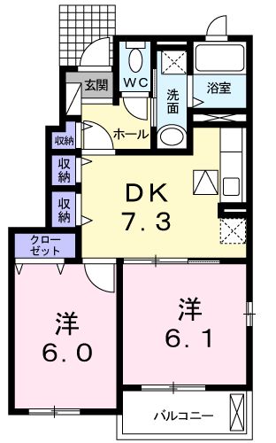 アークフロイデの間取り