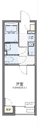 レオネクストヴィフⅡの間取り