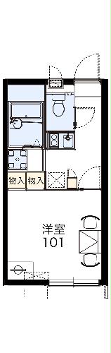 レオパレスサンレジデンス湘南の間取り