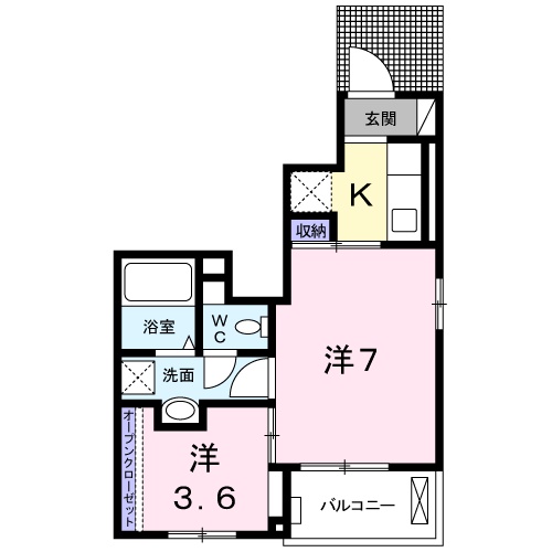 MAISON REEDPARKの間取り