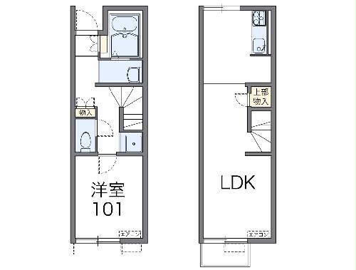 レオネクストアベニール鳥海の間取り