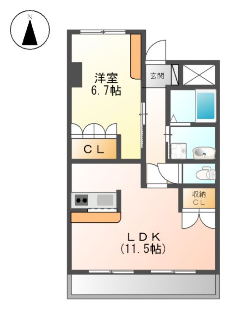 リアンの間取り