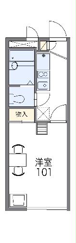 レオパレスグリンテルの間取り