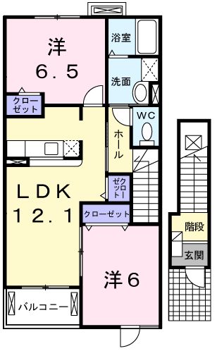ライフステージ ウエストの間取り