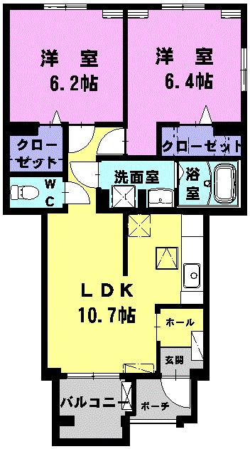タッソの間取り