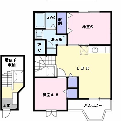 リバティサイトウⅡの間取り