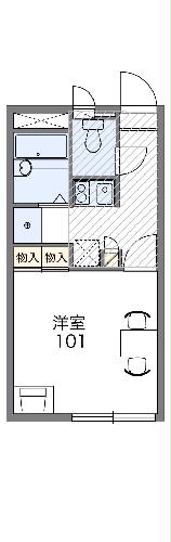 レオパレスフルールの間取り