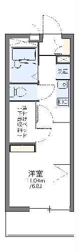 レオパレスメイゾンチュトワイエの間取り