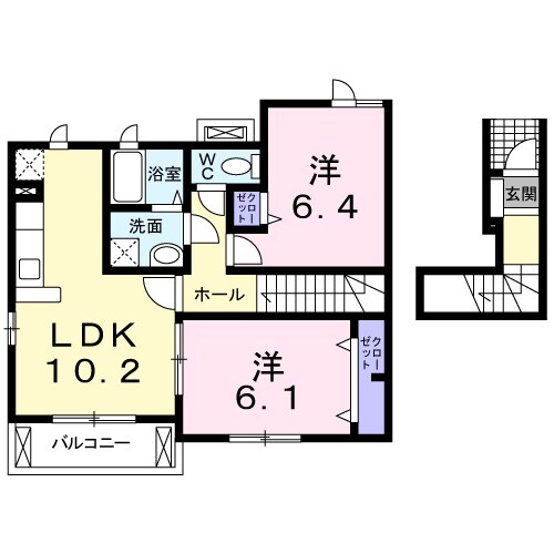 アイリスBの間取り