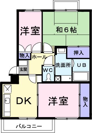 フルールジャルダンの間取り