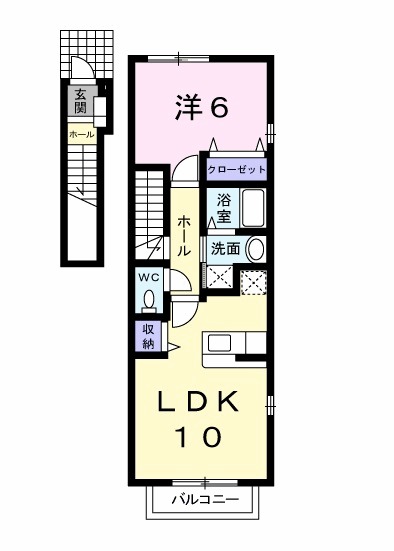 グランツ・マルシバ 3の間取り