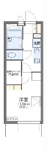 レオパレス東千葉の間取り