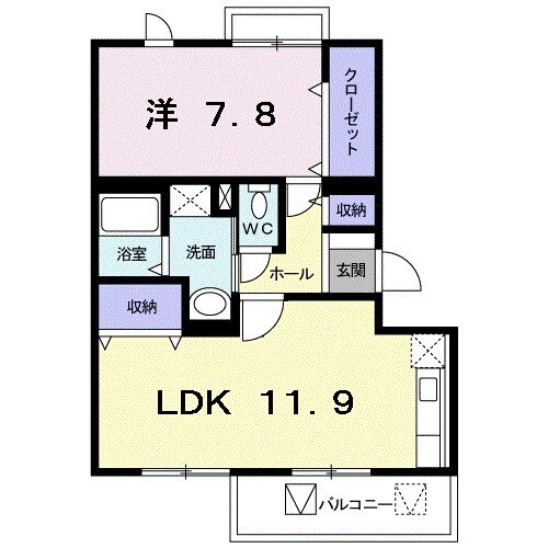 ラ・クレールの間取り