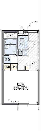 レオパレスフォレスタの間取り