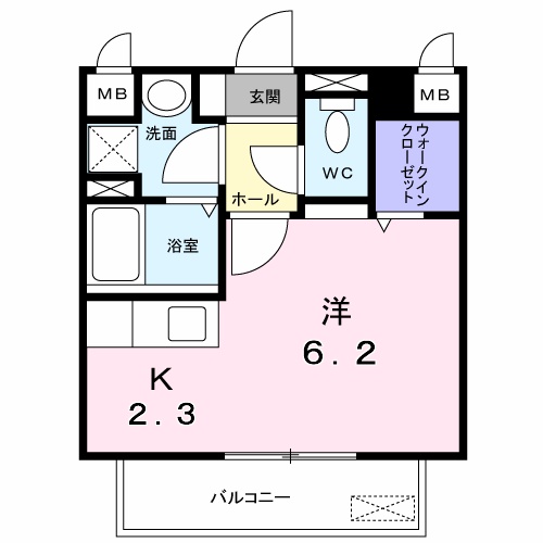 モデルノ・カーサの間取り