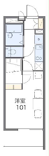 レオパレス道館の間取り