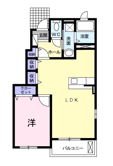 フォルシュ Ⅰの間取り