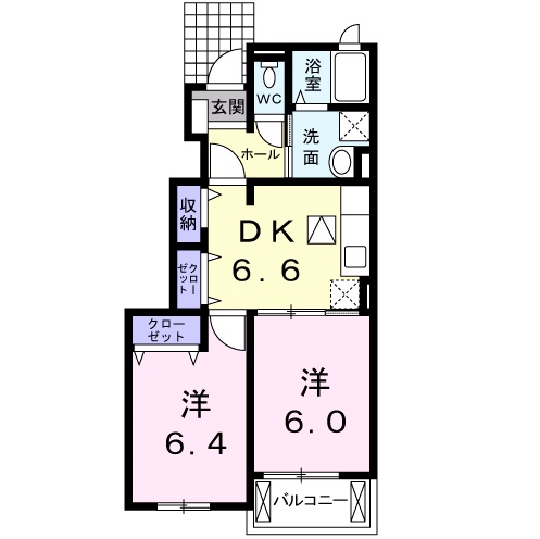 クラール天白の間取り