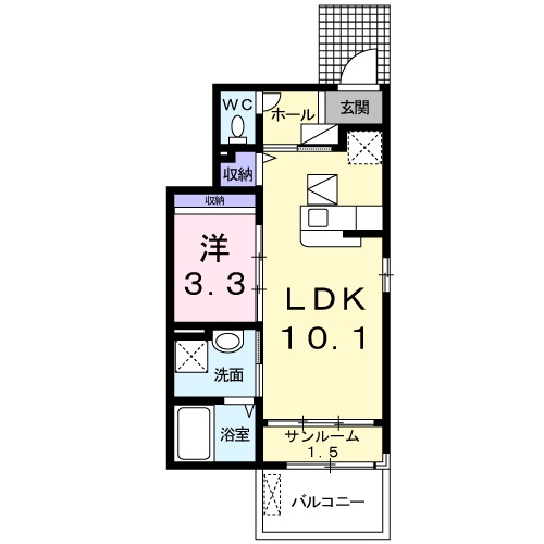メゾン・サウザンドの間取り
