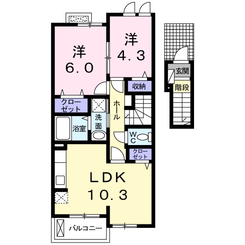 和(なごみ) 一の間取り
