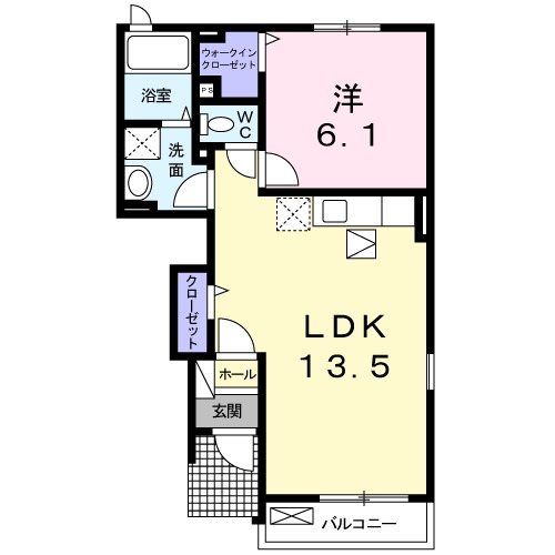 ガーデン レイ Cの間取り
