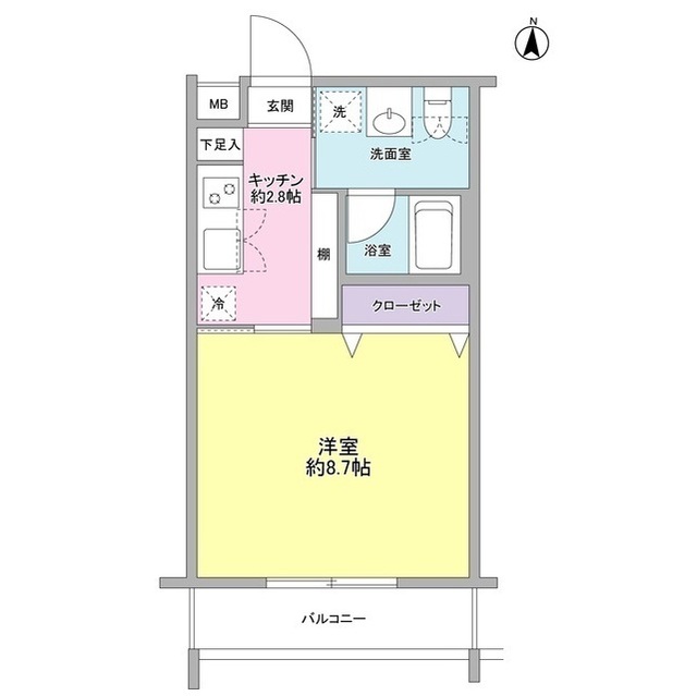 ノーブ新百合の間取り