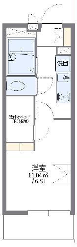 レオパレスベイブリーズそがの間取り