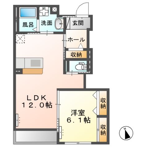 Tommy ResidenceⅡ(トミーレジデンスツー)の間取り