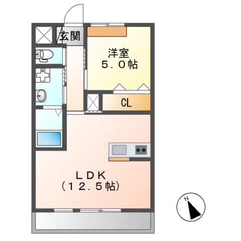 エスカーザの間取り
