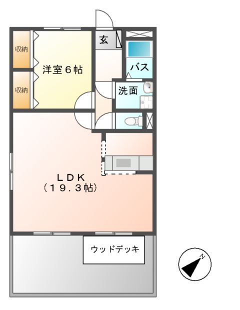 レジデンス Oの間取り