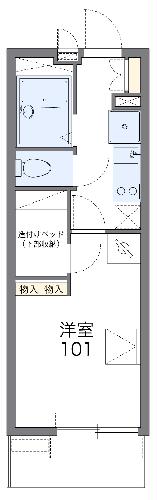 レオパレス蕾の間取り